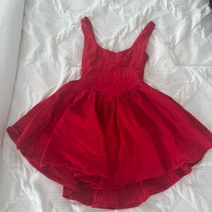Red dress